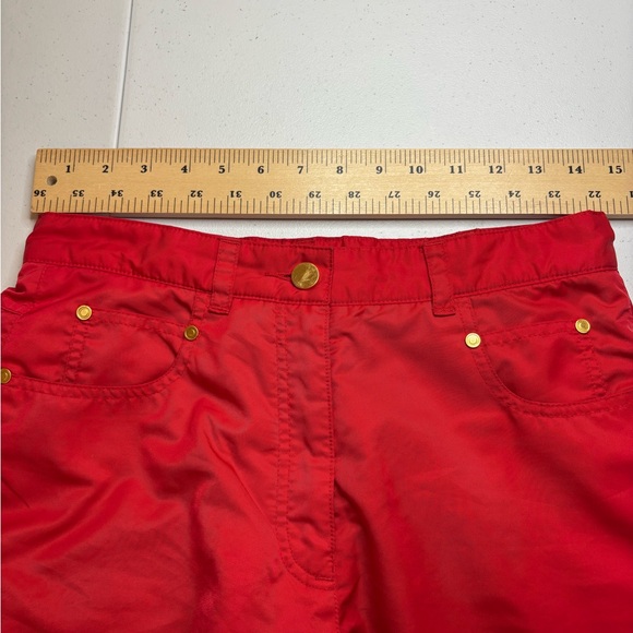 EUC! Obermeyer Red Ski Pants Women’s Sz 6 Snow Snowboard Ski Waterproof - Picture 12 of 15